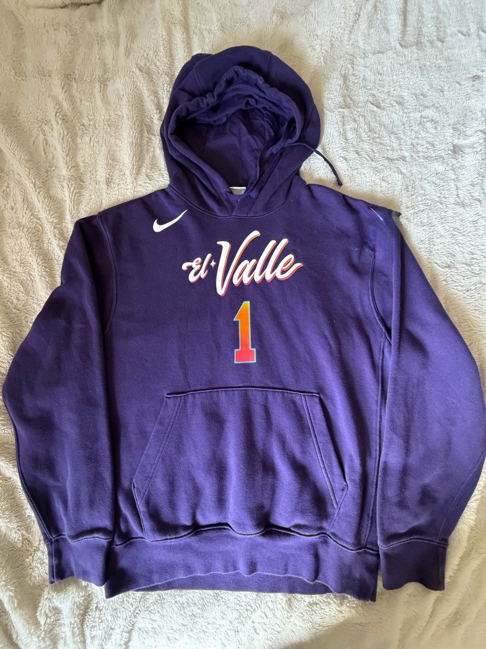 Nike Phoenix Suns Devin Booker El Valle Hoodie Small